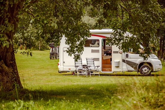Camper in Friesland